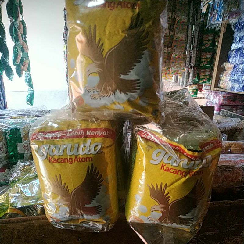 

kacang atom garuda 10 x18 grm
