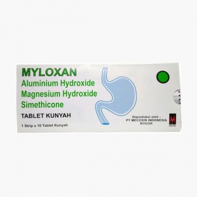 Myloxan tablet kunyah 1 dtrip 10tablet