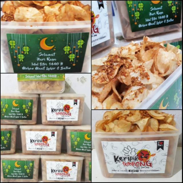 

Keripik tempong edisi lebaran