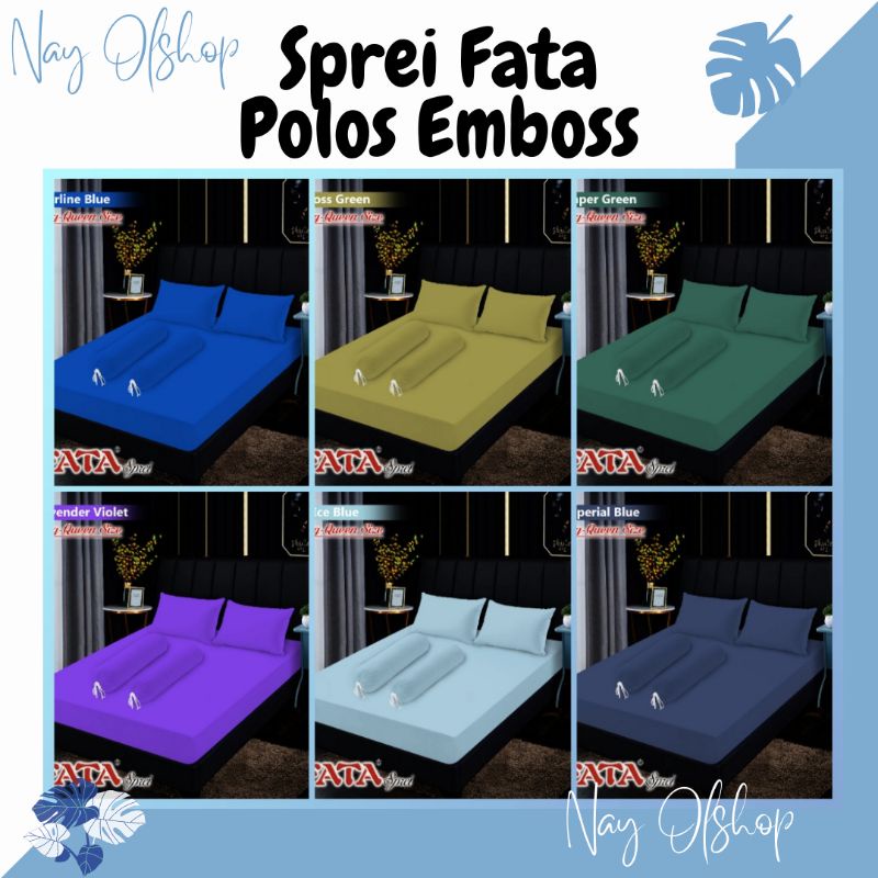 Sprei Fata Polos Emboss 160x200 / 180x200 T.20 ORI 100%
