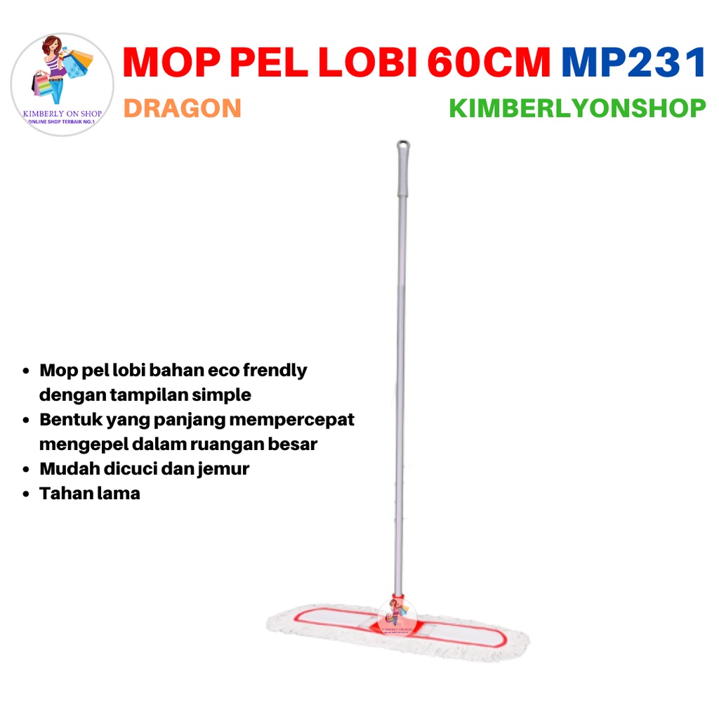 Mop Pel Lobi 60 cm Alat Pel Lantai MP 231 Dragon