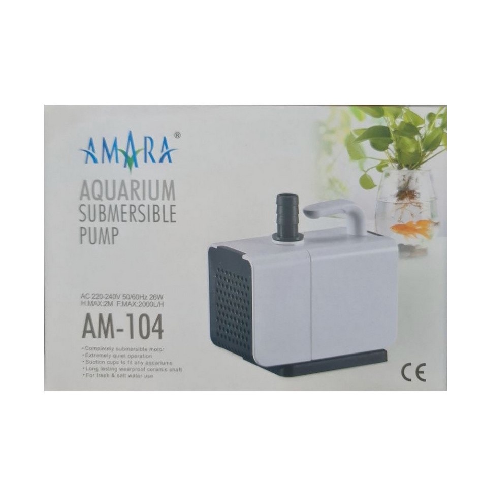 AMARA AM 104 Aquarium Submersible Pump/Pompa Kolam Hidroponik