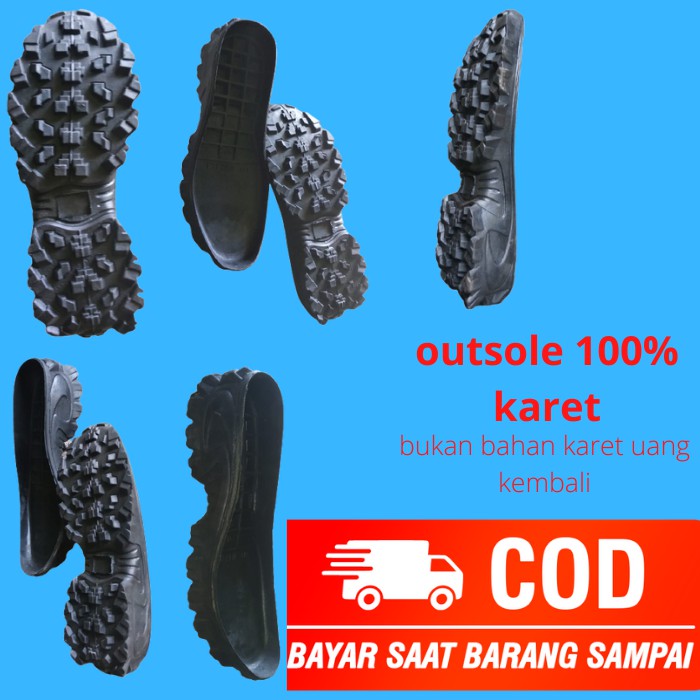 sol karet sepatu safety.sol karet.sol sepatu safety.untuk pdl.king.chettah.gunung.treking.