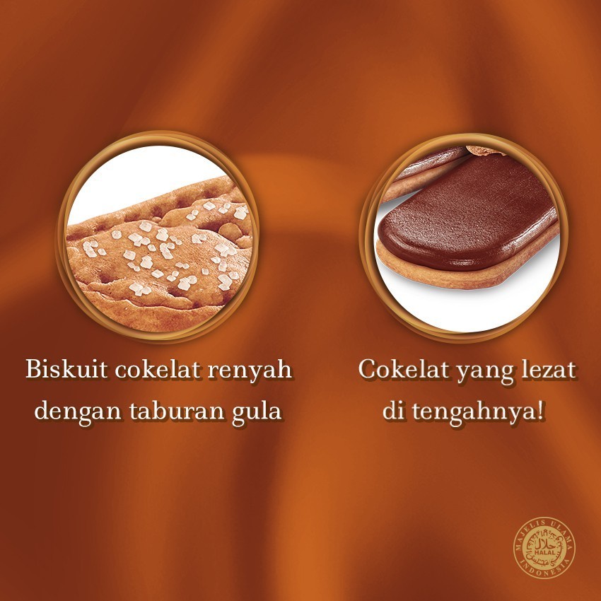 BISKUIT ROMA SANDWICH COKLAT 189GR HALAL