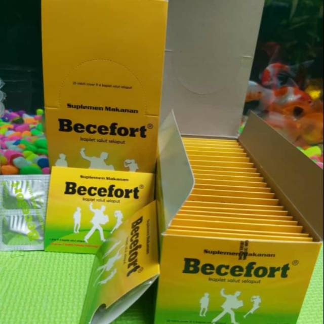 Becefort Vitamin C 500 mg 1 box isi 100 tablet