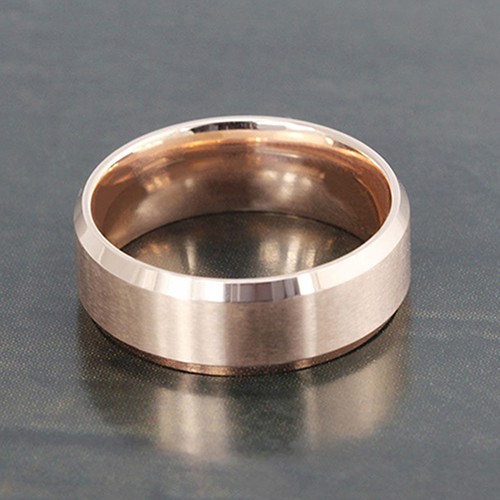 Fashion Perhiasan Cincin Pasangan Unisex Model Cincin Band Bahan Titanium untuk Cincin Pernikahan