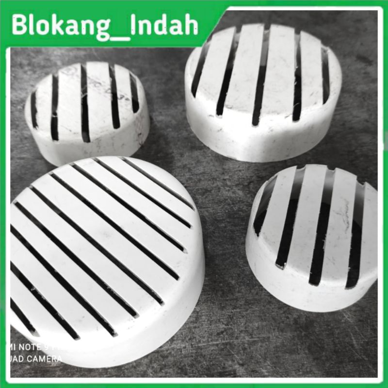 Tutup Bottom Drain 2.5 Inch , 3 Inch , 4 Inch / Tutup Skimmer Motif Garis PVC