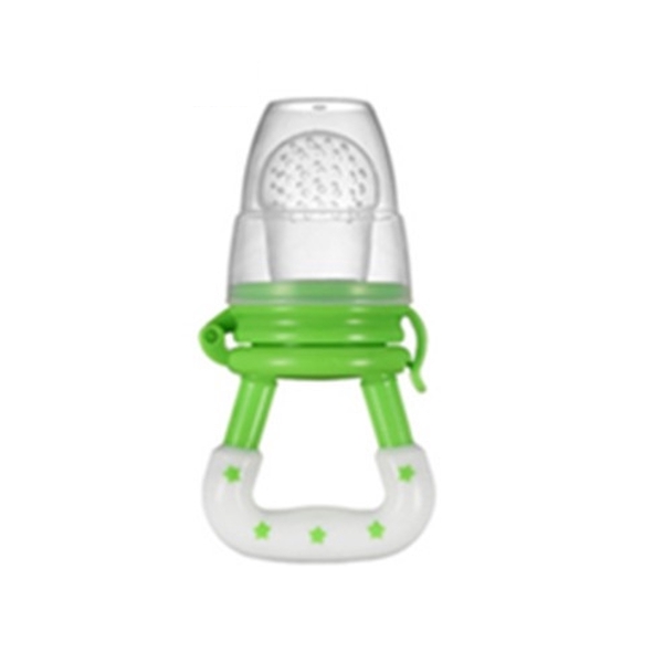 Grosir - B8029 Empeng Buah / Dot Buah Bayi /  Empeng Bayi Belajar Makan / Fruit Feeder Pacifier-Hijau