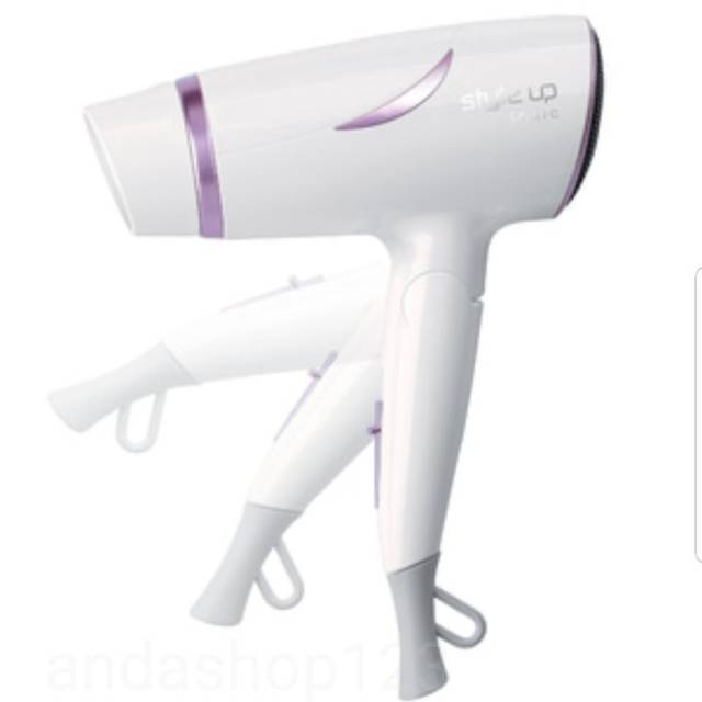 Style Up Hair Dryer ST802 Ionic 2in1 Hot n Cold Model Lipatan Travelling Garansi Resmi Produk Ori