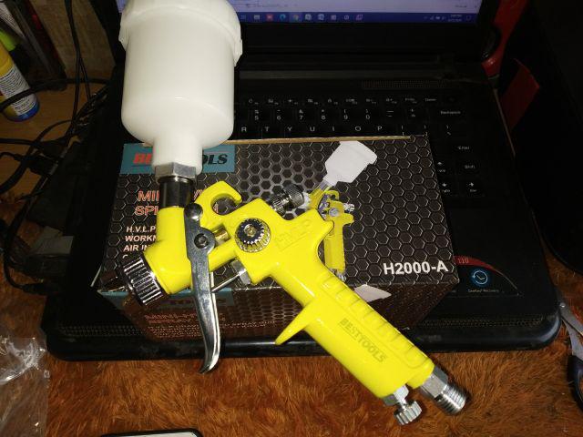 Spray Gun Mini- Hvlp H2000-a, Spray Gun Hvlp Nozzle 1mm