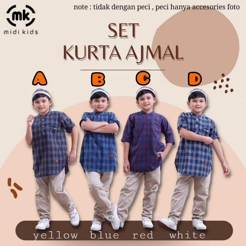 Setelan Koko Kurta Anak Laki-laki  Ajmal by Midikids