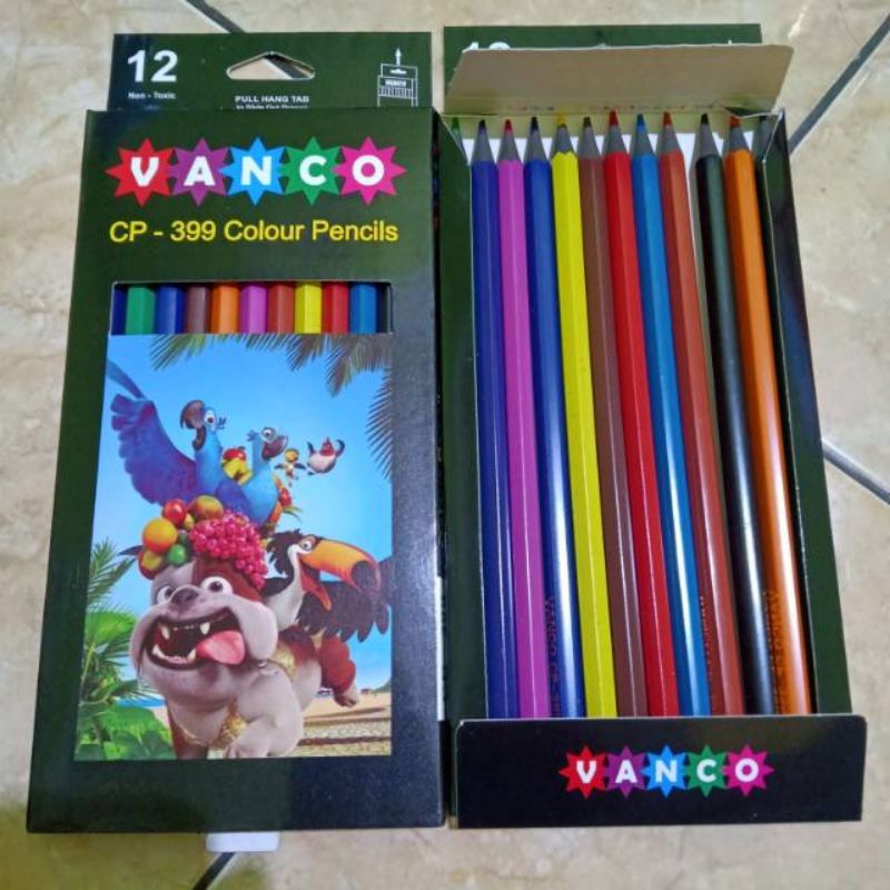 

pensil warna vanco 12warna