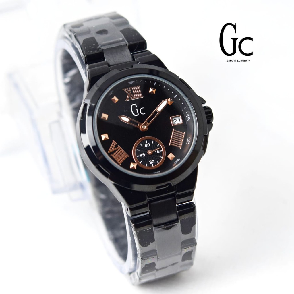 (SS)Jam Tangan Wanita Fashion Korea Style Crono Detik Bawah Tnggal Aktif GC-80