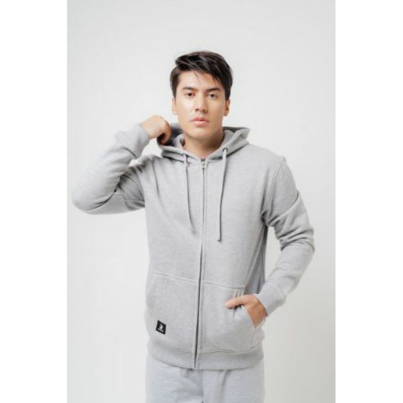 hoodie 3second resleting grey ORIGINAL