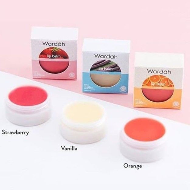 WARDAH Lipbalm strawberry vanilla orange 6.5g