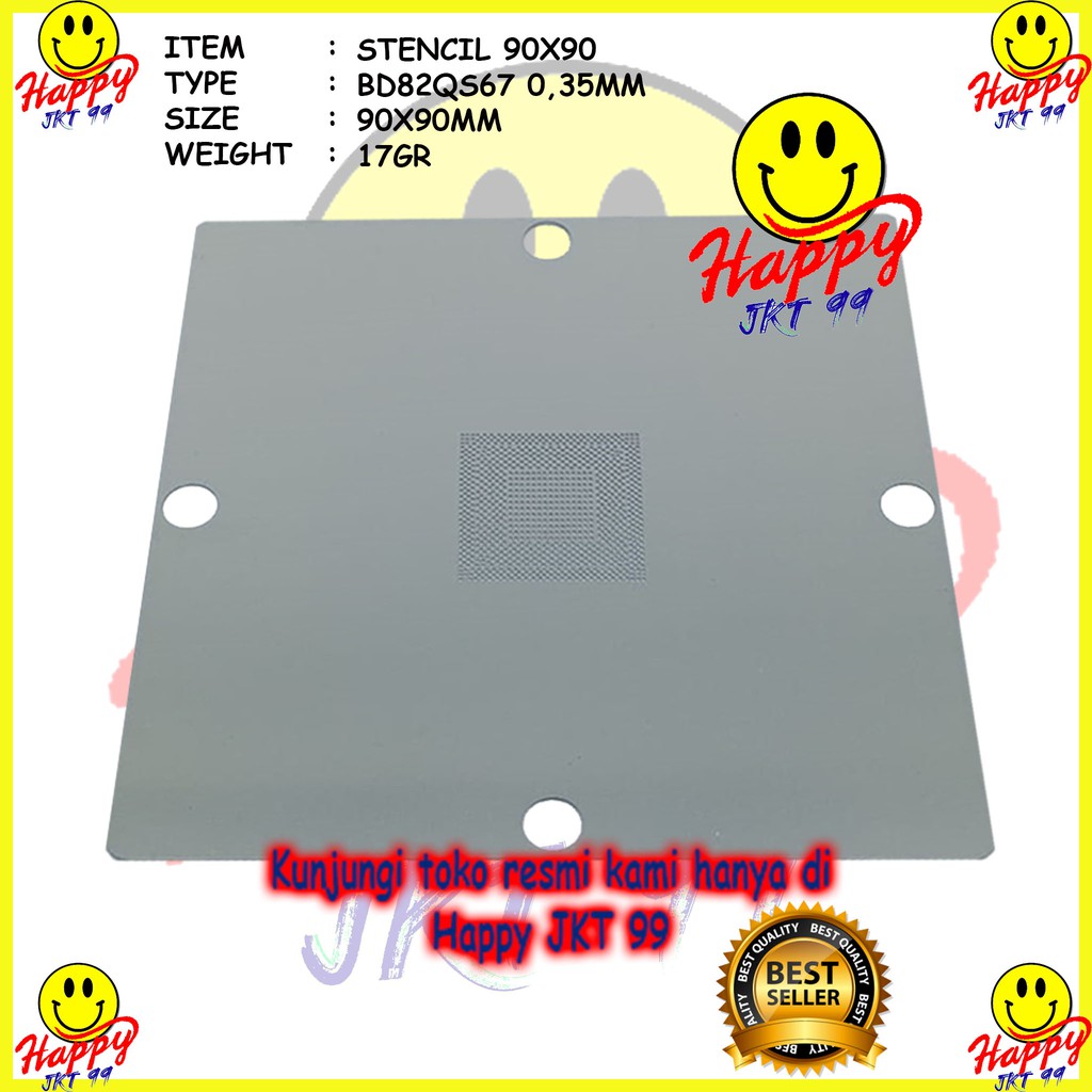 [ HAPPY JKT 99 ] STENCIL 90X90 BD82QS67 BQ82QS77 QS67 QS77 SLJ4K SLJ8B