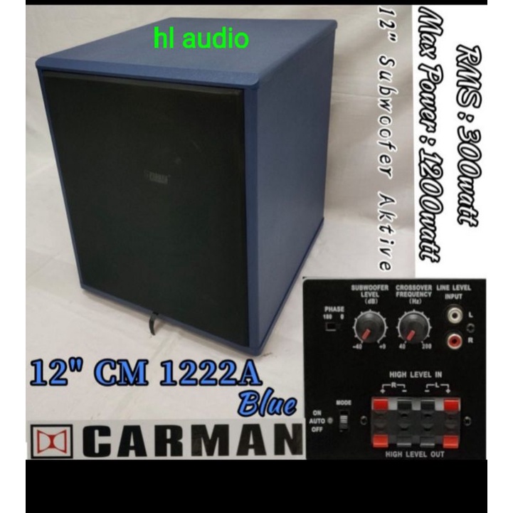 SUBWOOFER CARMAN 12 INCH CA-1222A