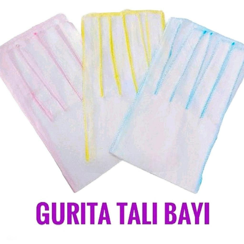 12pcs Gurita Bayi Tali Putih Halus