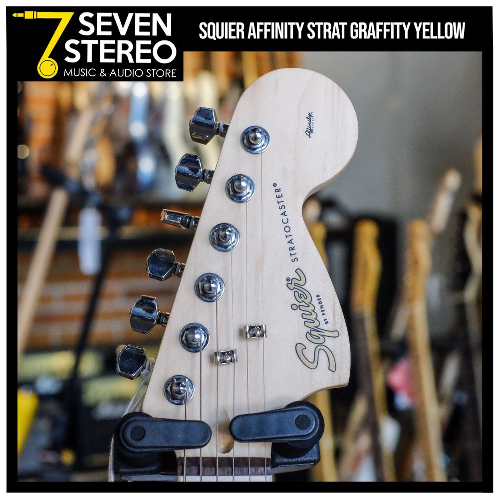 Squier Affinity Stratocaster Grafitti Yellow