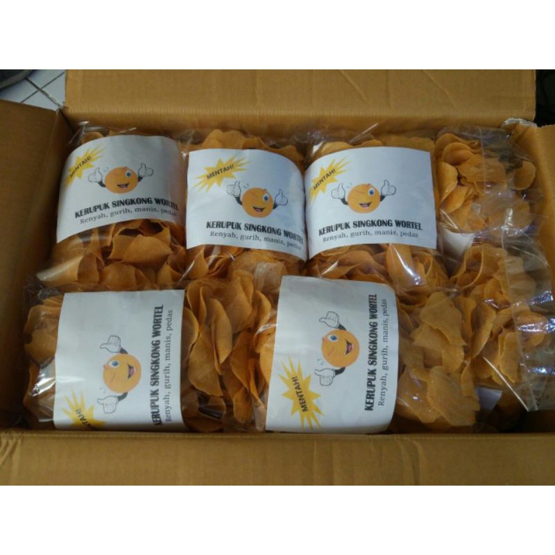 

Krupuk Singkong Wortel mentah, 250gr