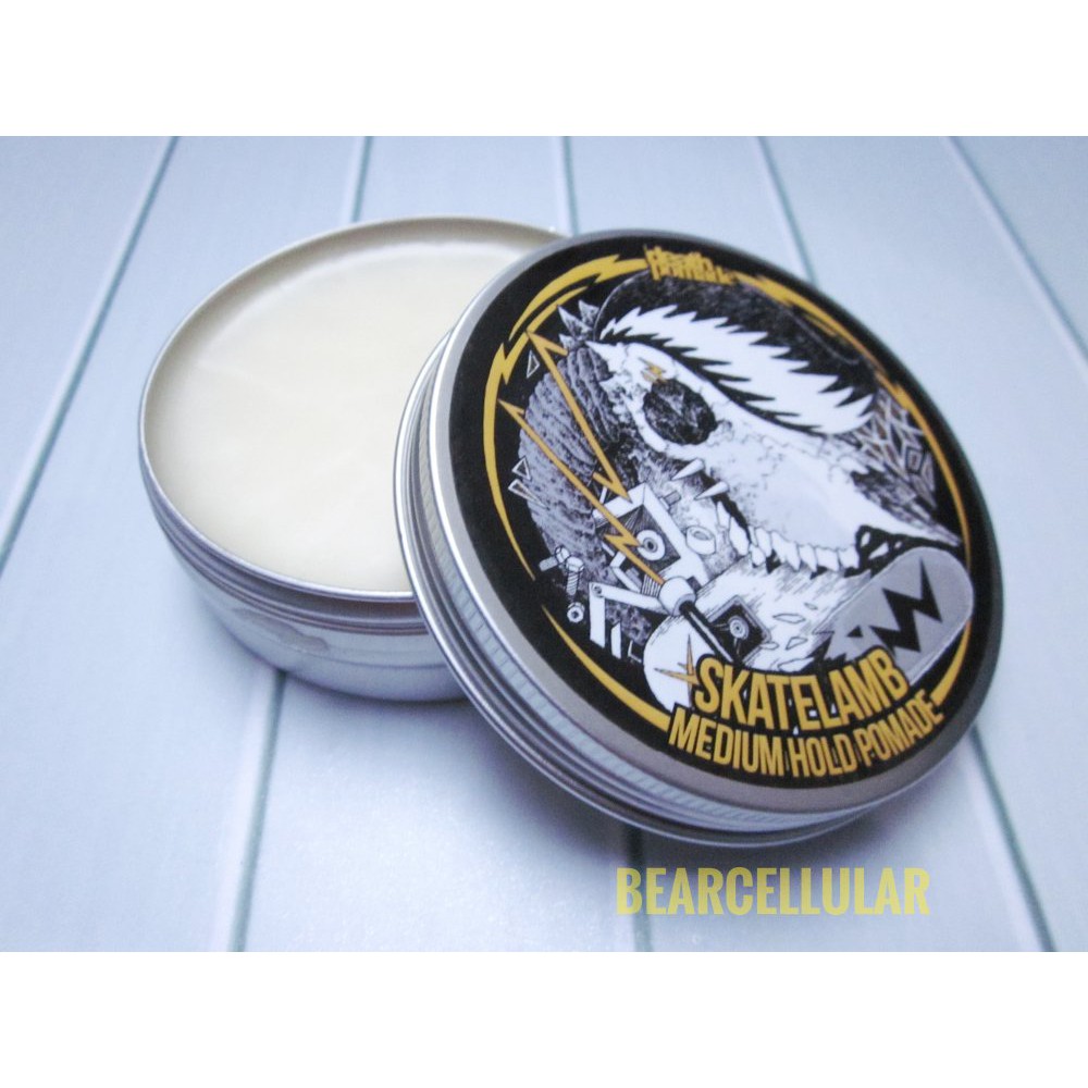 Unik DEATH POMADE SKATELAMB MEDIUM HOLD OILBASED 4OZ FREE SISIR   STICKER Murah