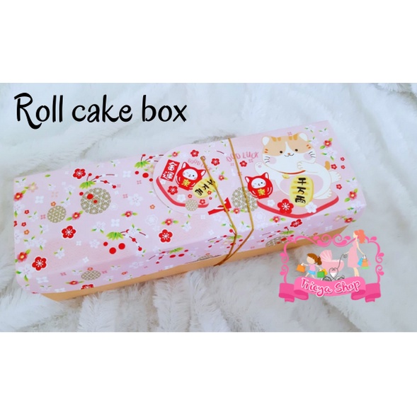 

Roll cake box