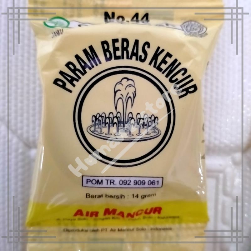 

PARAM BERAS KENCUR AIR MANCUR OBAT LUAR / PEGAL LINU [ 1SACHET / 1 BUNGKUS ]