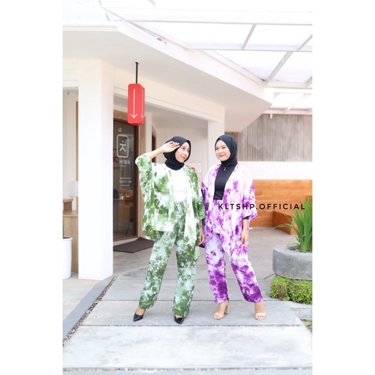 JENITA SET / SET CARDY / SETELAN CARDY / SETELAN TYE DIE