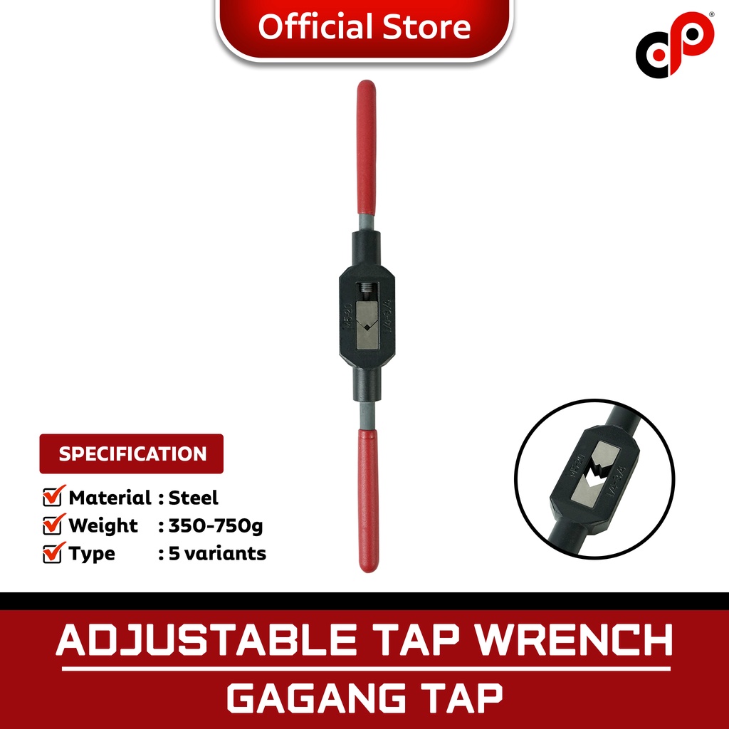 Adjustable Tap Wrench | Gagang Tap | M1-M8 , M10 | M3-M10 | M4-M12 |
