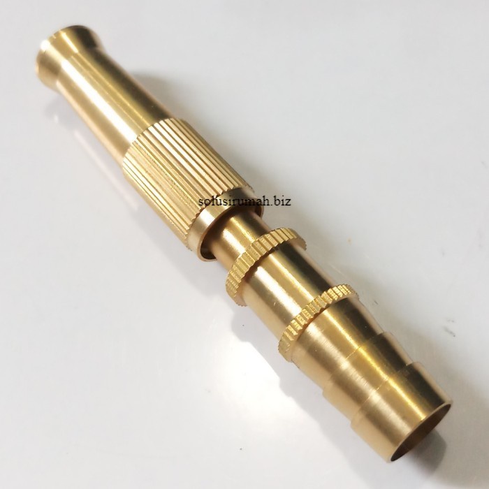 Semprotan air Lurus 1/2&quot; KUNINGAN / Hose Nozzle untuk Selang air 5/8&quot;