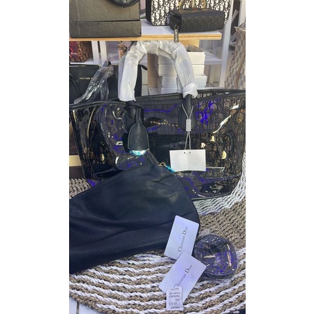 Tote Bag Christian Dior Transparan