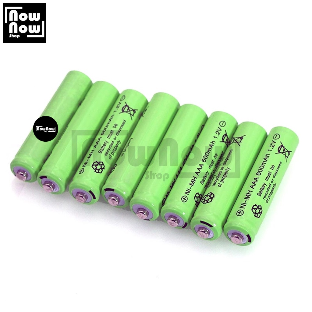 Baterai Rechargeable Isi Ulang AAA / A3 1.2V 600Mah Ni-MH Battery Batre Cas Universal Serbaguna Nickel-Metal Hydride Alat Elektronik Jam Alarm Mainan Anak XBox Mouse Lampu Remote TV AC Kamera Digital Telepon Wireless Radio DVD Portabel Alat Medis