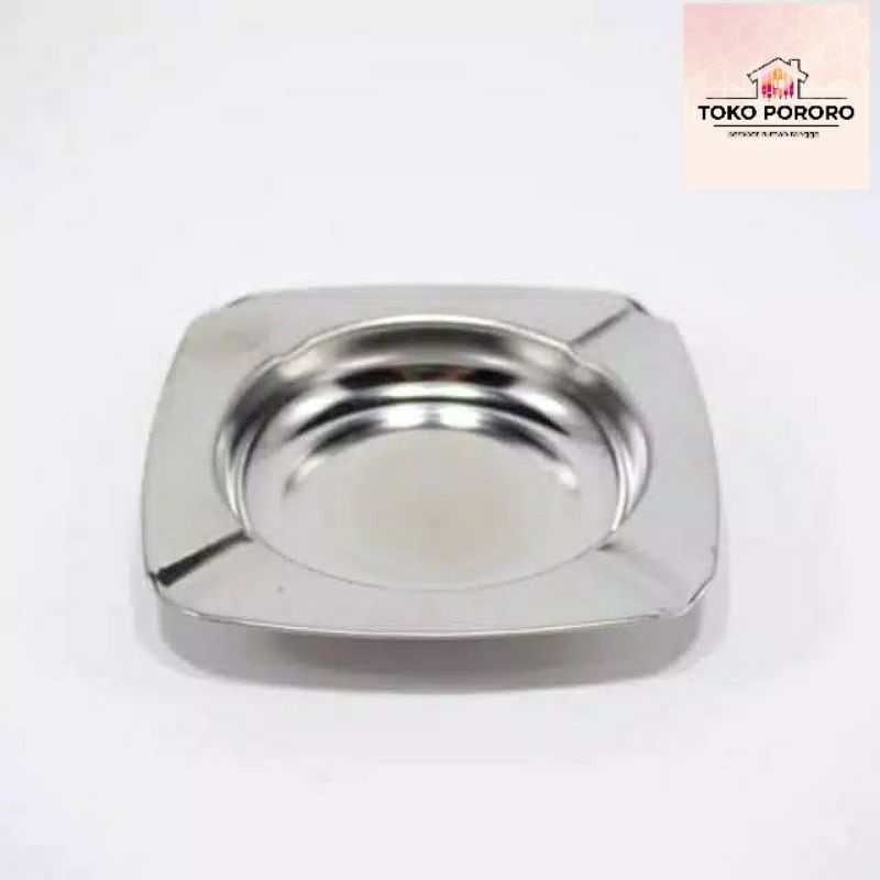 ASBAK ROKOK STAINLESS / ASBAK STAINLESS KOTAK