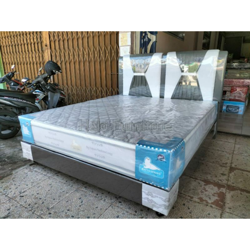 SPRINGBED MATTO TSUKI INOAC FOAM BONUS 2 BANTAL 2 GULING