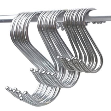 Gantungan Huk &quot;S&quot; Steinles Ujungnya Ada Buletannya Harga/pc