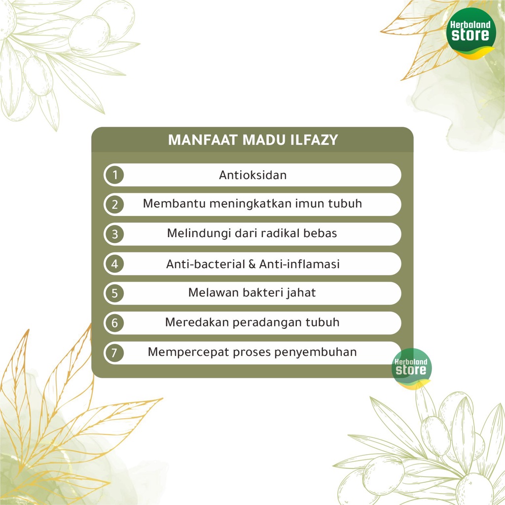 Madu ILFAZY Murni RAW HONEY Sumber NUTRISI dan ENERGY 1 kg