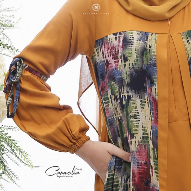 CARNELIA DRESS ✔️ COD ✔️ OUTFIT CANTIK NEW TERBARU BY NADHEERA LUXURY