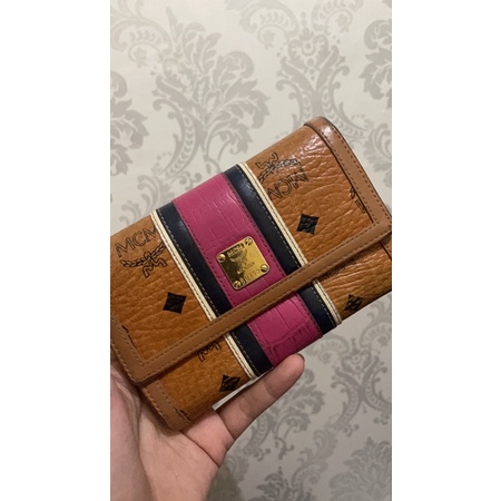 AUTHENTIC MCM TRIFOLD WALLET ( Preloved )