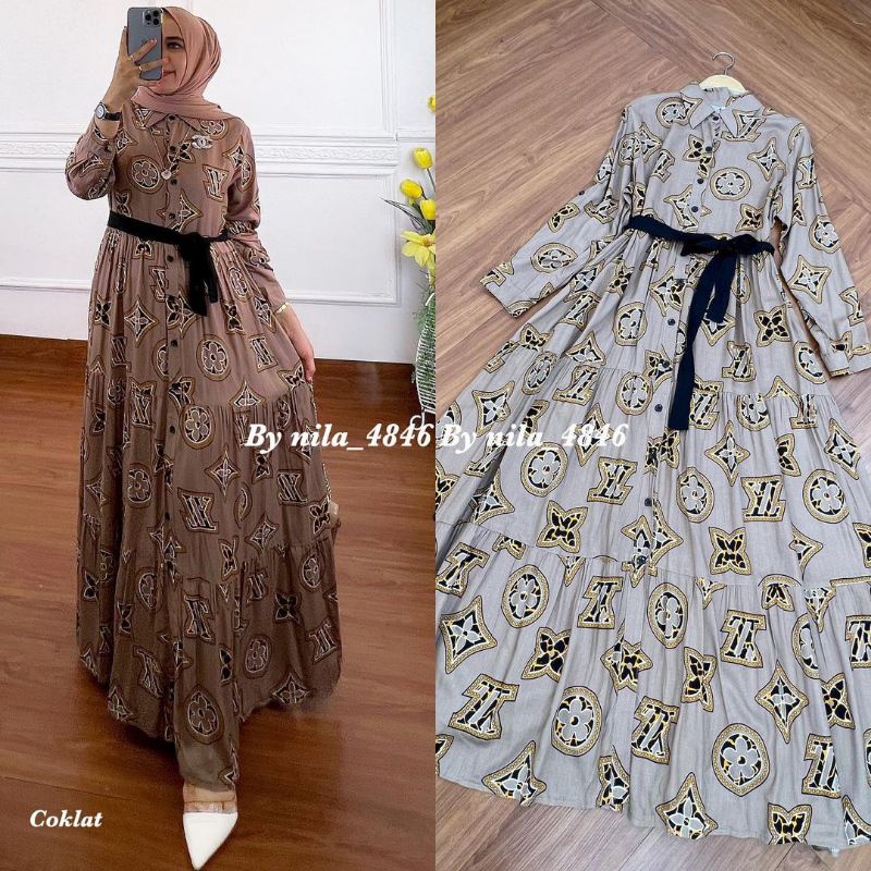 NEW GAMIS BY NILA/GAMIS LV BAHAN RAYON/GAMIS WANITA IMPORT