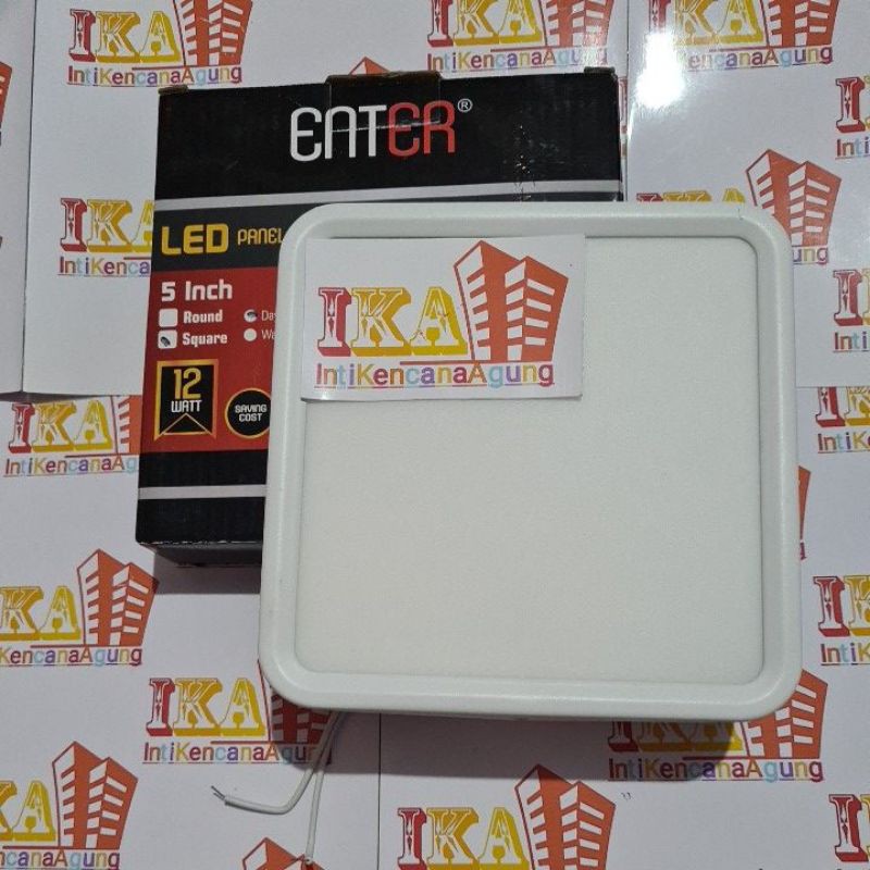 led panel 12watt 5inch kotak outbow lampu led panel 12w