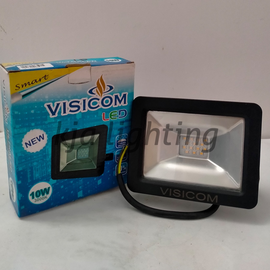 LAMPU SOROT LED 10W 10 WATT VISICOM KUNING