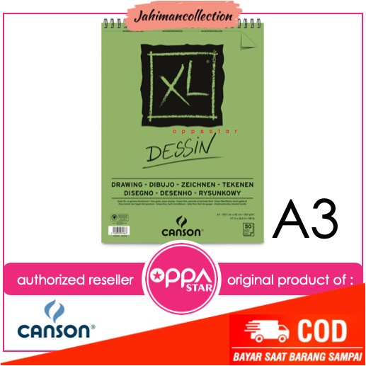 

✨ BISA COD ✨ Canson XL Dessin Drawing A3 50 160 Kertas Gambar 400039089