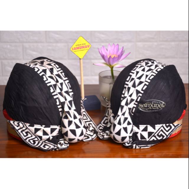 Blangkon Jogja Mataram Halus Poleng Prawiran Putihan