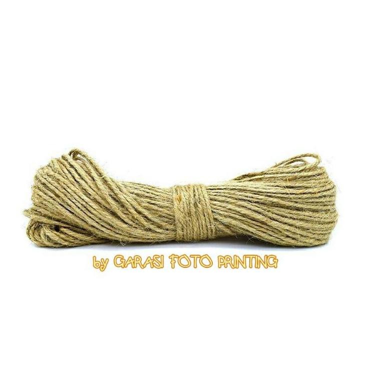 

Aneka4,,Tali Rami Goni Roll 1 Kg Kiloan 3 ply 3mm 2 ply 2mm Murah Hampers Hang Tag Tali Foto Polaroi