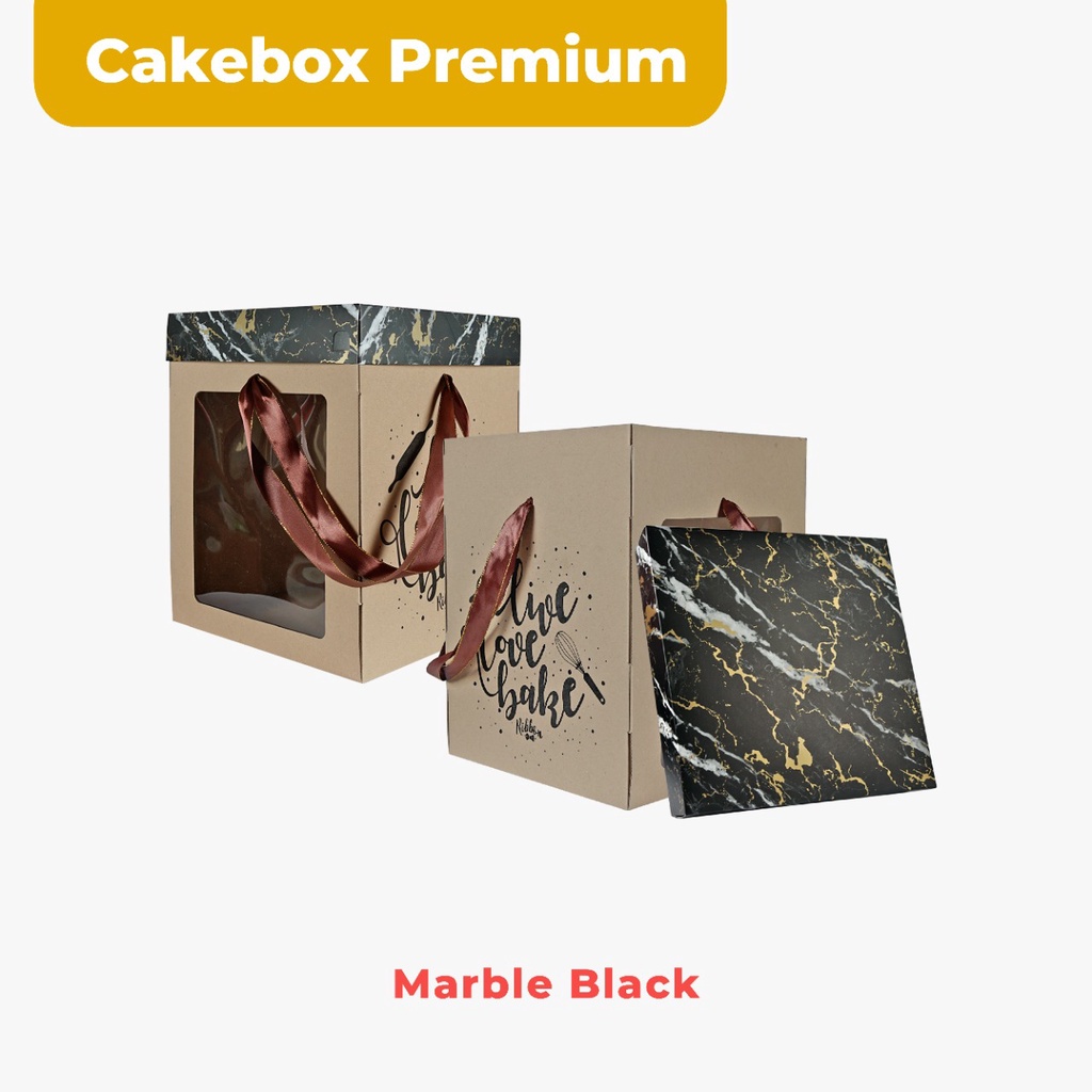 Cake Box/Packaging kue/kotak Kue/kemasan kue Ribbon Premium uk 30 cm by Tigerson Philti