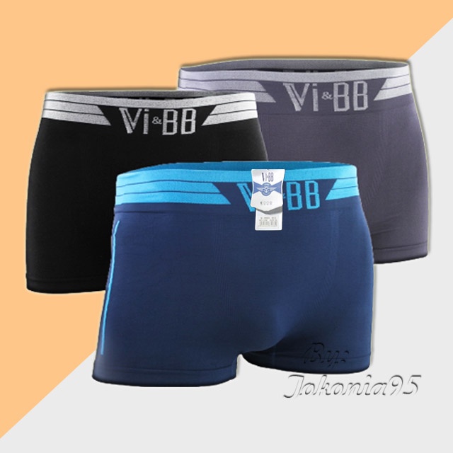Promo Boxer Pria VI-BB Premium - Celana Dalam Pendek Pria Boxer ViBB