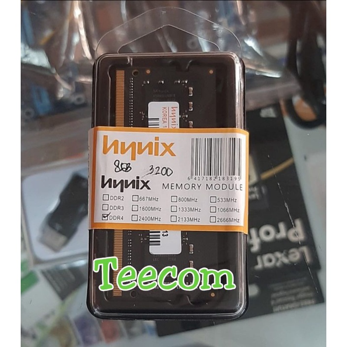 RAM LAPTOP HYNIX SODIMM DDR4 8GB PC 25600 / 3200MHz