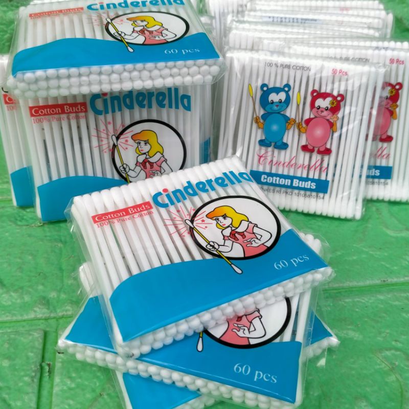 KATENBAT PEMBERSIH KUPING CINDERELLA COTTON BUD TELINGA GROSIR