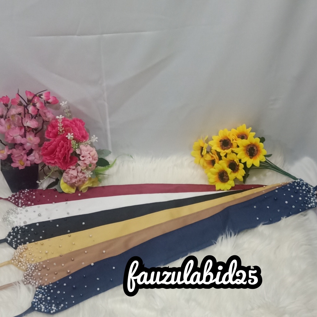 Obi Belt Payet Mutiara Wanita / ikat pinggang Dress Kebaya Akad Nikah Wedding Pernikahan Pengantin