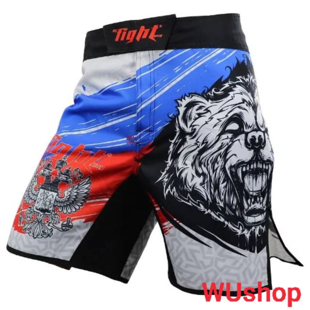 Russian Fight mma pants celana kickboxing bjj jiujitsu